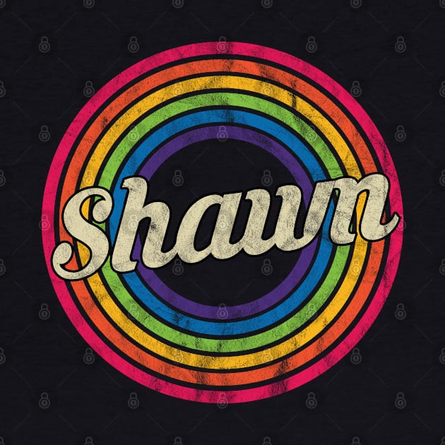 Shawn - Retro Rainbow Faded-Style by MaydenArt